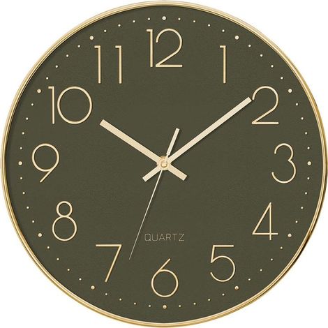 Horloge murale Eazy Living Ø 30 cm Vert Astin