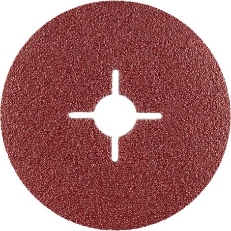 RHODIUS KFS, 25 Stück, 115 mm, Korn 24, Fiberscheibe (1/2)