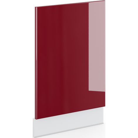 Pannello frontale Fame-Line, Bordeaux lucido, 45 cm senza piano di lavoro, Vicco
