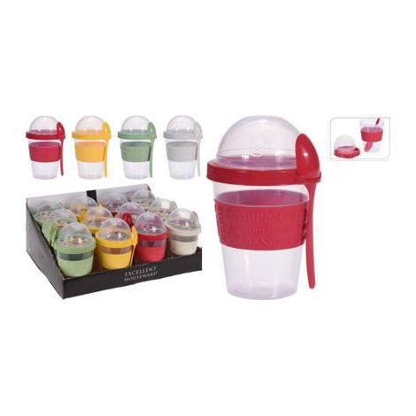 TARRO YOGUR 600ML SURTIDO 4 MODELOS
