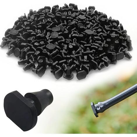 Lot de 200 Bouchons d'irrigation Goutte à Goutte avec Fermeture 4/7 pour Irrigation de Jardin et pelouse (1/5)
