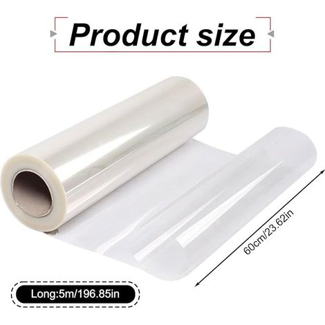 Film de protection mural transparent, film de protection autocollant pour meubles, papier contact résistant à l'huile pour armoires de cuisine, tableau blanc, revêtement de tiroir (1/5)