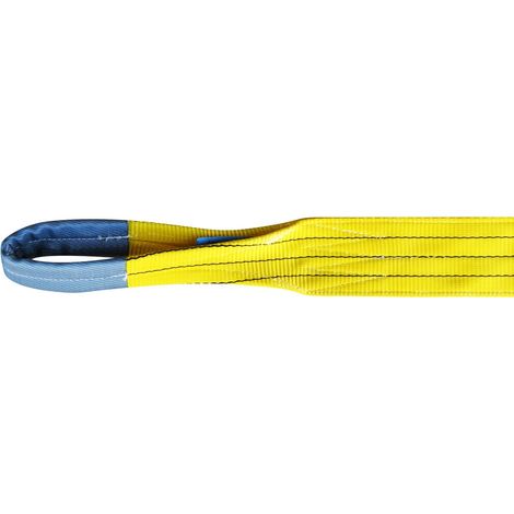 2-lagiges flaches Hebeband mit Schlaufe - 1 Tonne Lila 2 m OUTIFRANCE
