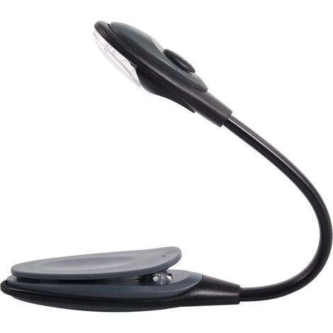 Mini-Lampe de Livre Brillante a Pince Flexible Lampe Lecture Del (1/5)