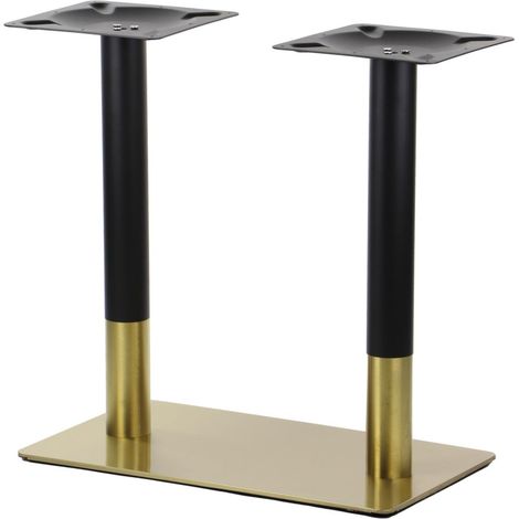 Base per tavolo in acciaio inox SH-3003-1/GB oro/nero (1/5)