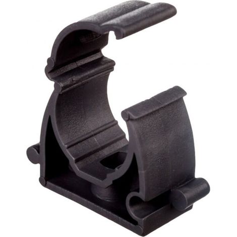 Geschlossener Rohrhalter für 18-mm-Rohre, dunkelgrau, UZ 18 10190 /100 Stück/