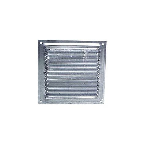 Grille de ventilation à visser 20x20 cm. Aluminium