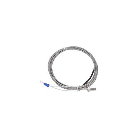 Thermocouple de type K, sonde à vis avec fil blindé à la terre, 0 à 450 °C, WRNT-01 (1/5)