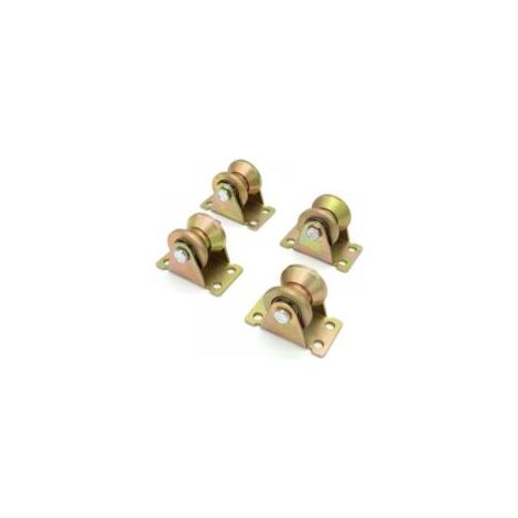 Farbige V-Nut-Rollen, geeignet für Schiebetüren, Transportwagen und mobile Werkbänke, 30 mm. – Crezuo