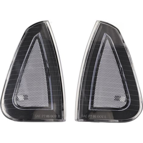 Couvercle de clignotant avant blanc 4806218AD, 2 pièces, feu de position latéral de remplacement pour Dodge Charger LX SRT8 2006 – 2010
