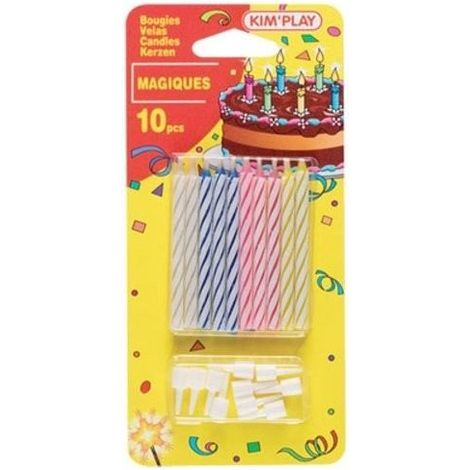 KIMPLAY 10 bougies magique