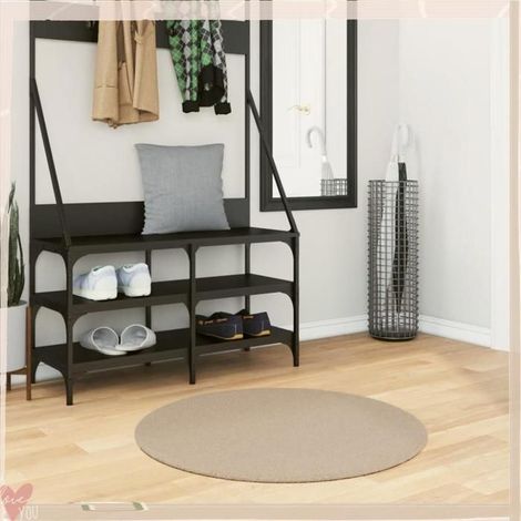 Tapis - VINGVO - HUARTE - poils courts doux - lavable machine 30°C - antidérapant 80 cm (1/5)