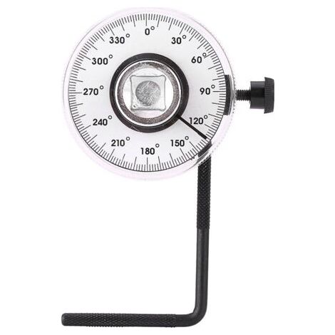 BUNTHAUS Compteur d'angle de couple mètre de couple 1/2 pouce clé à 360 degrés jauge de voiture de mesure (1/5)