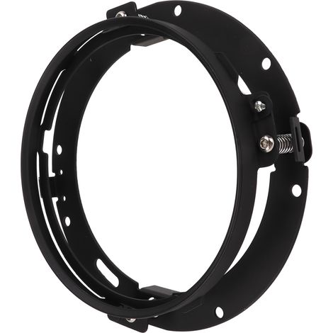 Anneau de fixation rond 7 pouces pour phare de moto, support d'adaptateur de phare noir (1/5)