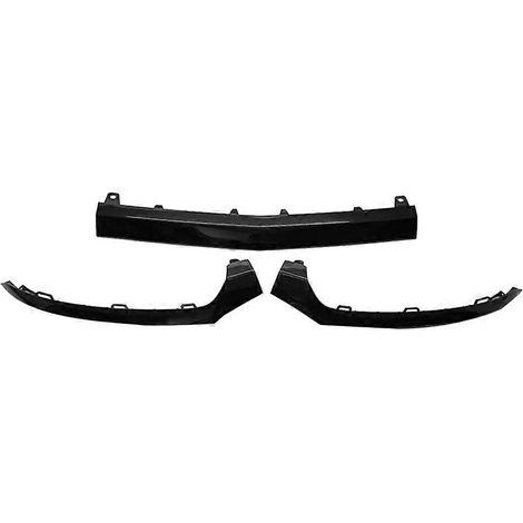 Ensemble de 3 pièces de garniture de lame inférieure de pare-chocs avant pour Mercedes-Benz Classe C W205 15-18 2058851474 A2058851574 A2058852500 (1/5)