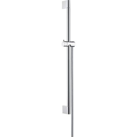 hansgrohe Unica Brausestange Crometta 65 cm mit Brauseschlauch, (1/4)