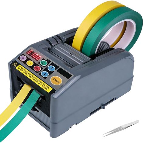 Automatic Tape Dispenser, Electric Tape Dispenser for Bandwidth 6-60mm, Length 998mm, Tape Dispenser, Electric Tape Cutter, Flashing Tape for Office (1/5)