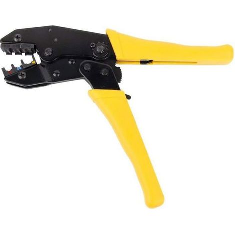 Pince à sertir pour câbles avec 5 mâchoires interchangeables un tournevis Pince à sertir outil de sertissage un étui de rangement (1/5)