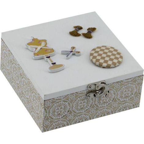 Scatola legno rosina naturale quadro cm15x15h7,5 (1/2)