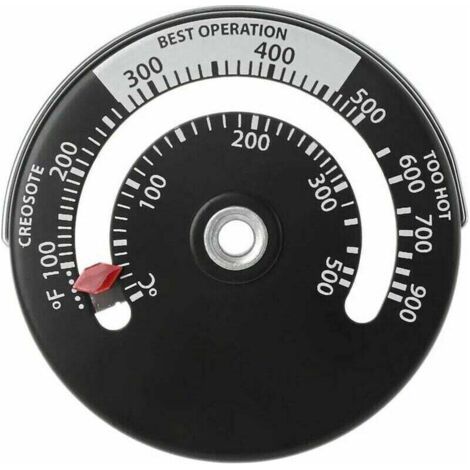 BUNTHAUS PA Thermomètre Magnétique pour Poêle à Bois Mesure Température Cheminée Four (1/3)