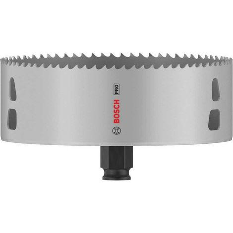 Bosch 1x Sierra de corona PRO Multi Material Power Change Plus (para Madera blanda, Cartón-yeso, Ø 140 mm, Professional Accesorios Taladro)