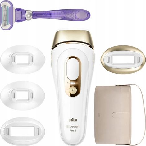 Braun Silk-Expert Pro 5 IPL PL5347 Laser-Haarentferner + 3 Aufsätze + Etui (1/5)