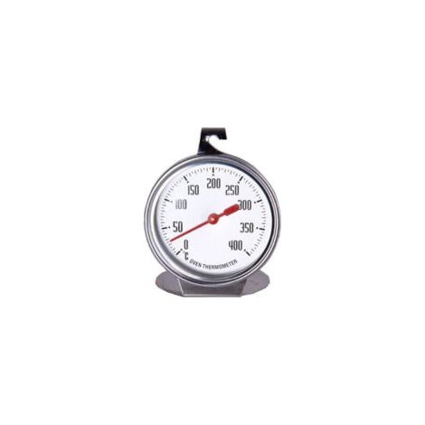 Thermomètre de four en acier inoxydable, thermomètre de cuisson au four 400 degrés pour suspendre ou poser dans le four
