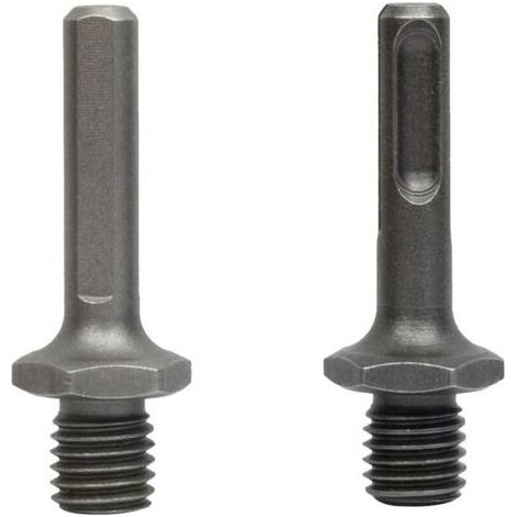 Adaptateur M14 - Pour Foret Diamanté - Compatible SDS Plus 10 mm Et Tige Triangulaire 10 mm - 2 Pièces (1/4)