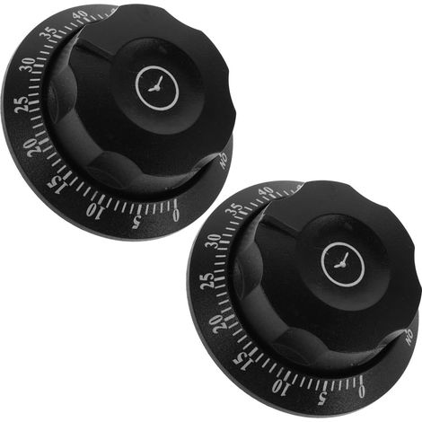 TIDTALEO 2 Pièces Minuteur Mécanique Noir pour Stérilisateur et (1/5)