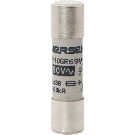 fusible cartouche - 10 x 38 - gr - 1a - 690v - lot de 1 - mersen l1014563