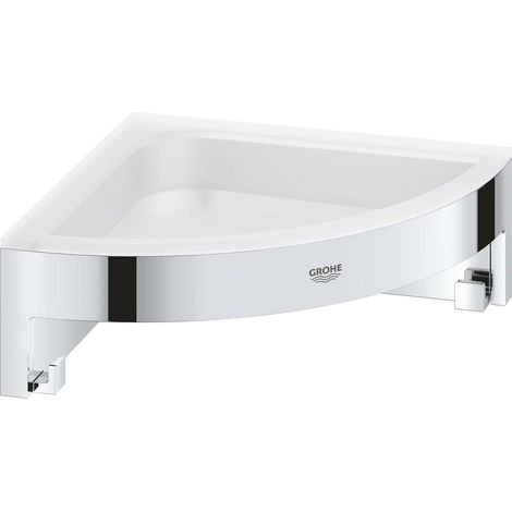 GROHE QuickFix - Start Cube - Eckduschtablette - Chrom-Optik 41106000 (zum Schrauben oder Kleben) (1/5)