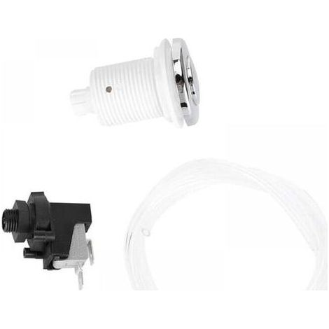 Interrupteur à Bouton D'air SPA Bouton Pneumatique De Piscine Sur Off Interrupteurs à Poussoir Ensemble De Commutateurs D'équipement De Piscine Kits De Tubes De Bain Pour Outils Domestiques (1/4)