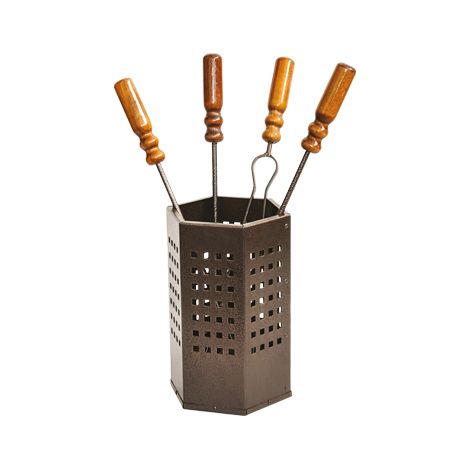 ATTREZZATURE CAMINO CUBO 4 PZ.      -669