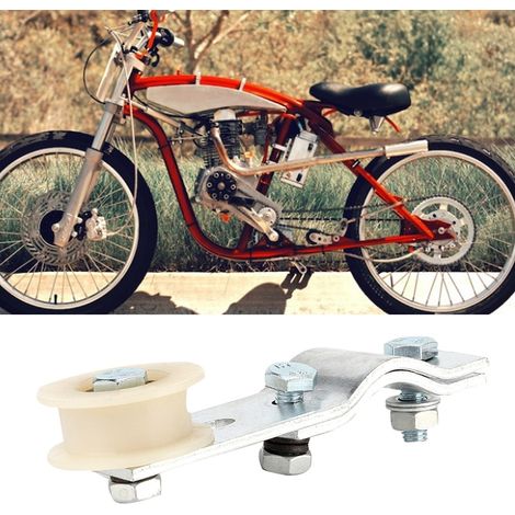 Support de tendeur de chaîne à galet de poulie de moteur compatible avec les vélos motorisés 66/80cc (1/5)