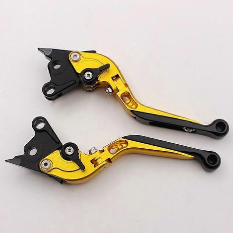 Convient aux Ducati MONSTER S4/S4R, accessoires de poignée de frein, d'embrayage et de klaxon modifiés (doré) (1/4)