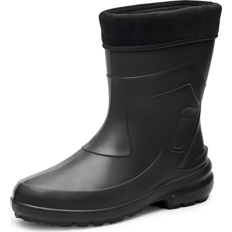 Ladeheid Bottes de Pluie Thermiques en EVA Femme LA-800-2017 (Noir/Noir, 40 EU)
