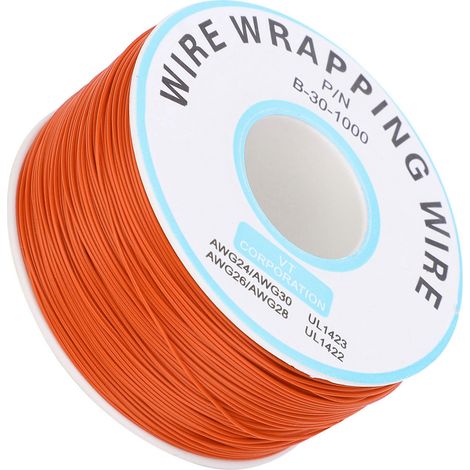 Wickeldraht-Leiterplatten-Verbindungskabel aus Kupfer (einzeln) – Orange (1/5)