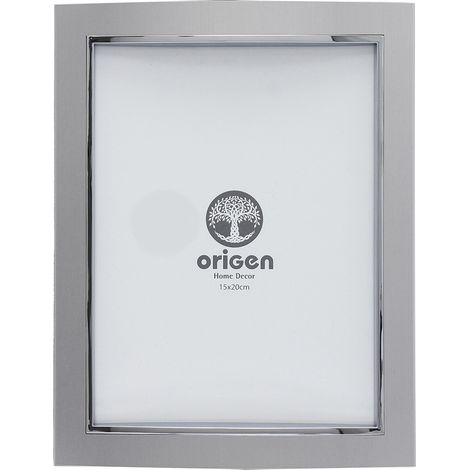 Signes Grimalt Fotorahmen, rechteckige silberne Rahmen, 23 x 18 x 3 cm