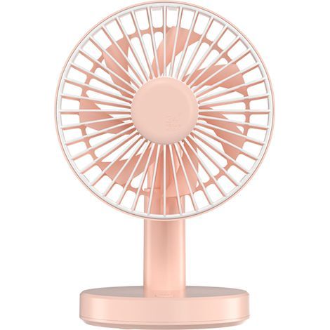 Ventilateur de bureau avec port de chargement USB, 3 vitesses réglables, mini ventilateur portable, idéal comme cadeau. (1/5)