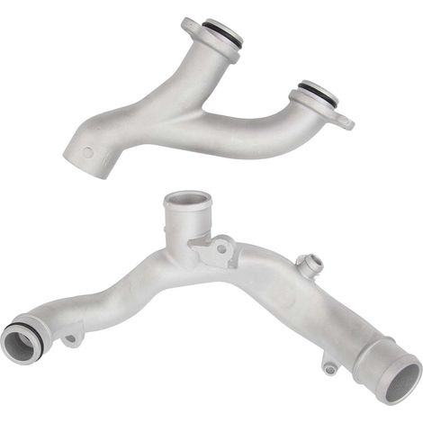 LR090630 Kühlmittelauslassrohr aus Aluminiumlegierung, Kühlerrohrsatz für Jaguar F-Type, F-Pace, XF, XE, Motorkühlsystem, Ersatzteil (1/5)