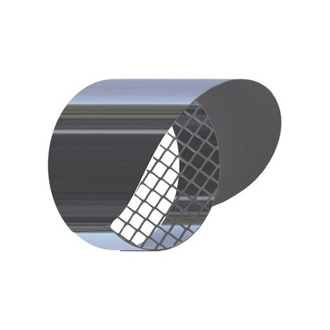GRIGLIA DI AEREAZIONE CON CAPPELLO PARAPIOGGIA IN ACCIAIO Misura: Diam. 60