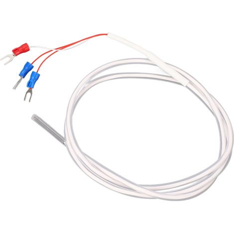 Sonde de température étanche en PTFE, résistante à la corrosion, à thermistance Pt, 1 m (1/5)