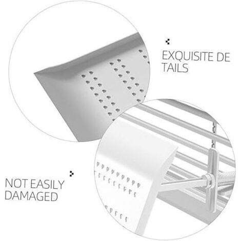 Déflecteur De Pare-Brise En Plastique Abs Blanc Pour Climatiseur Accessoire De Climatisation Sortie De Climatiseur Pièce Climatisée (1/3)