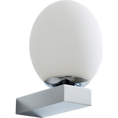 Forum Spa Aglos Polished Chrome 130mm 1 Lamp LED Wall Light - SPA-38573-CHR (1/3)