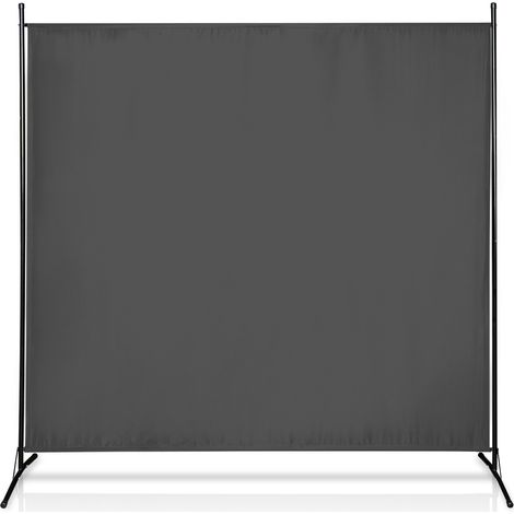 Paravent 180x180cm Sichtschutzwand Anthrazit Raumteiler Stellwand Raumteiler Trennwand Sichtschutz (1/4)