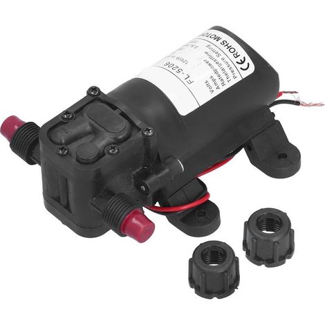 Pompe à diaphragme 12V 36W haute pression pour pulvérisateur agricole, double filetage (1/5)