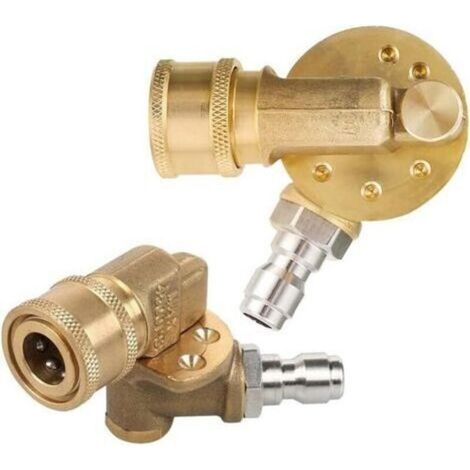 Adaptateur de buse réglable pour machines de nettoyage haute pression pour pivotement à 360 degrés (commutation à 7 vitesses) (1/4)