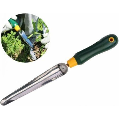 High-quality stainless steel weed shovel – ergonomic plastic handle – value pack – corrosion resistant