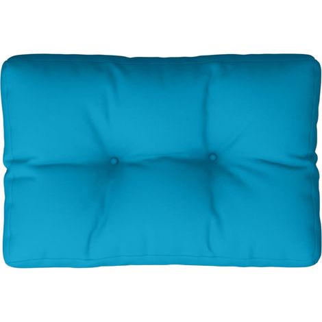 Maison Exclusive - Palettenkissen Hellblau 60x40x12 cm Stoff