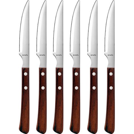 Brasero - Coffret 6 couteaux steak